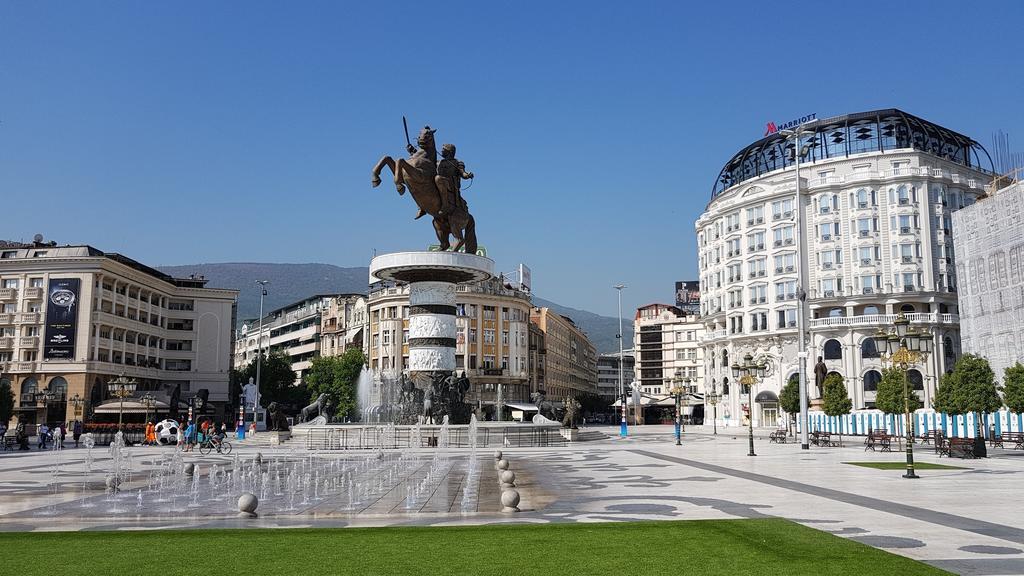 Hotel Square Skopje Eksteriør bilde